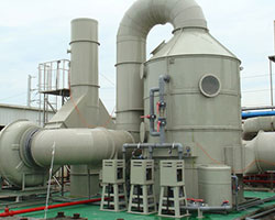 frp玻璃鋼風(fēng)機(jī)用于電子廠酸排氣圖